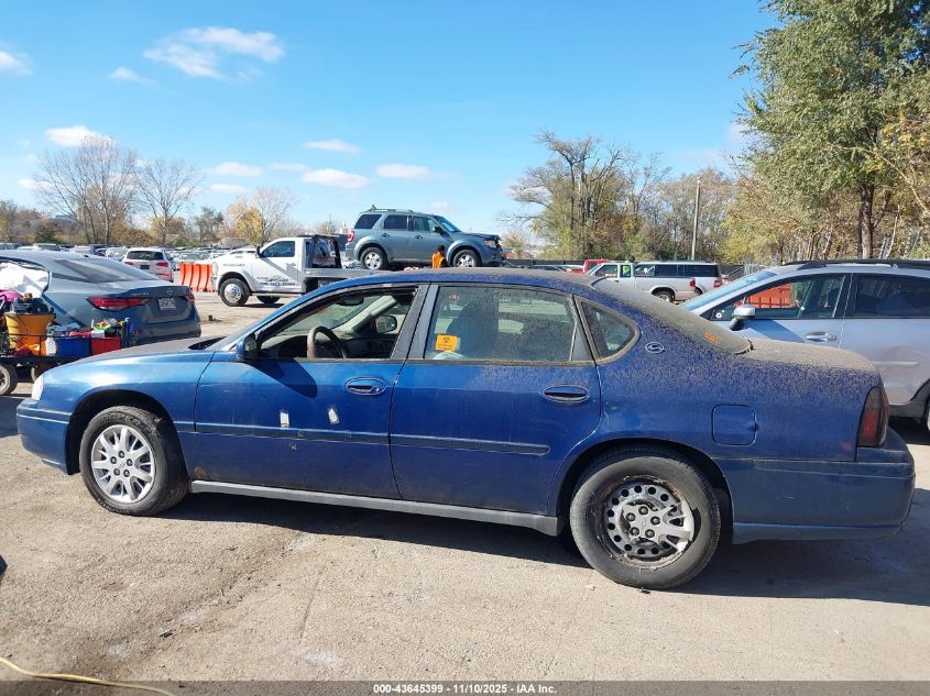 2005 Chevrolet Impala VIN: 2G1WF52E959103776 Lot: 43645399
