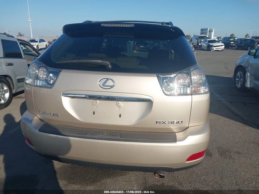 2007 Lexus Rx 350 VIN: 2T2GK31U07C016822 Lot: 43645403