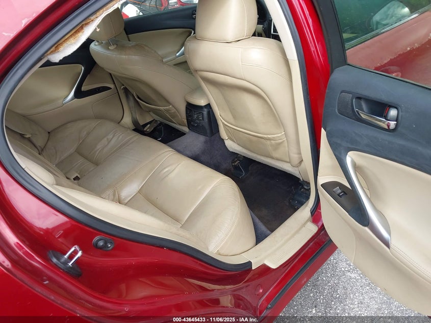 2008 Lexus Is 250 VIN: JTHBK262685054133 Lot: 43645433