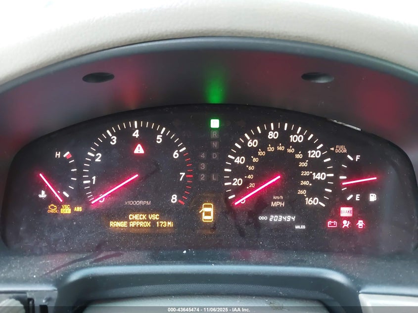 2001 Lexus Ls 430 VIN: JTHBN30F910036219 Lot: 43645474