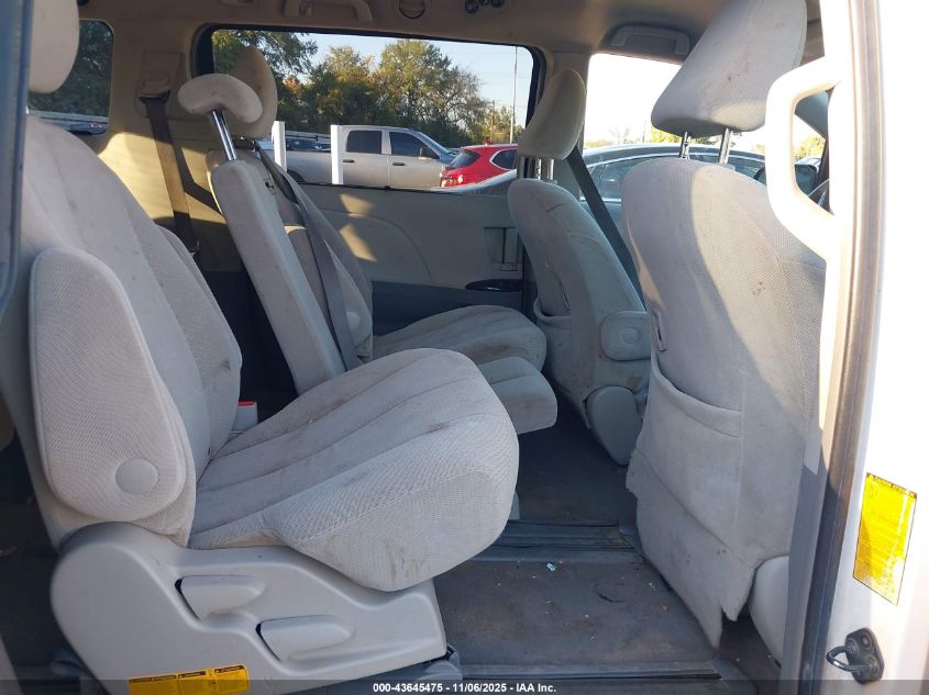 2011 Toyota Sienna Le V6 VIN: 5TDKK3DC8BS087283 Lot: 43645475