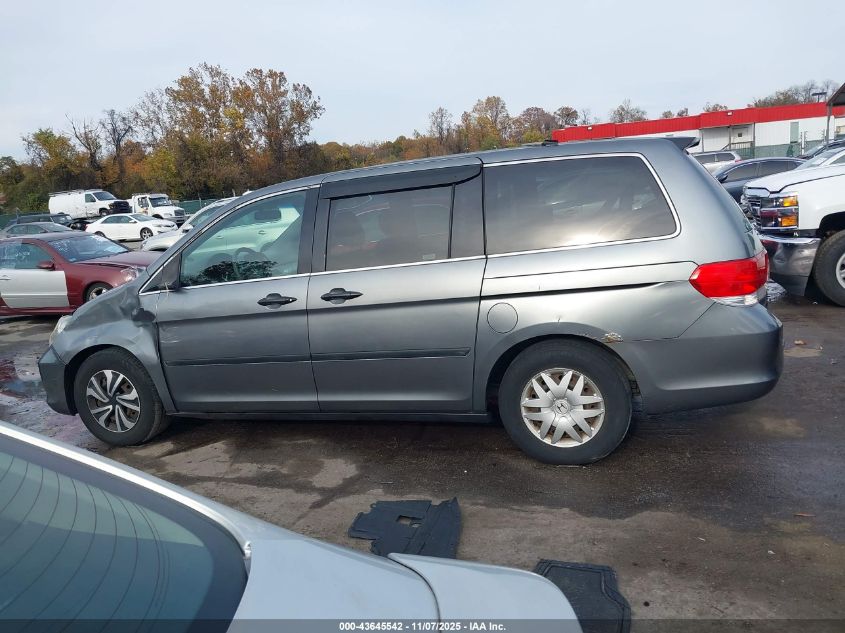 2009 Honda Odyssey Lx VIN: 5FNRL38299B059424 Lot: 43645542