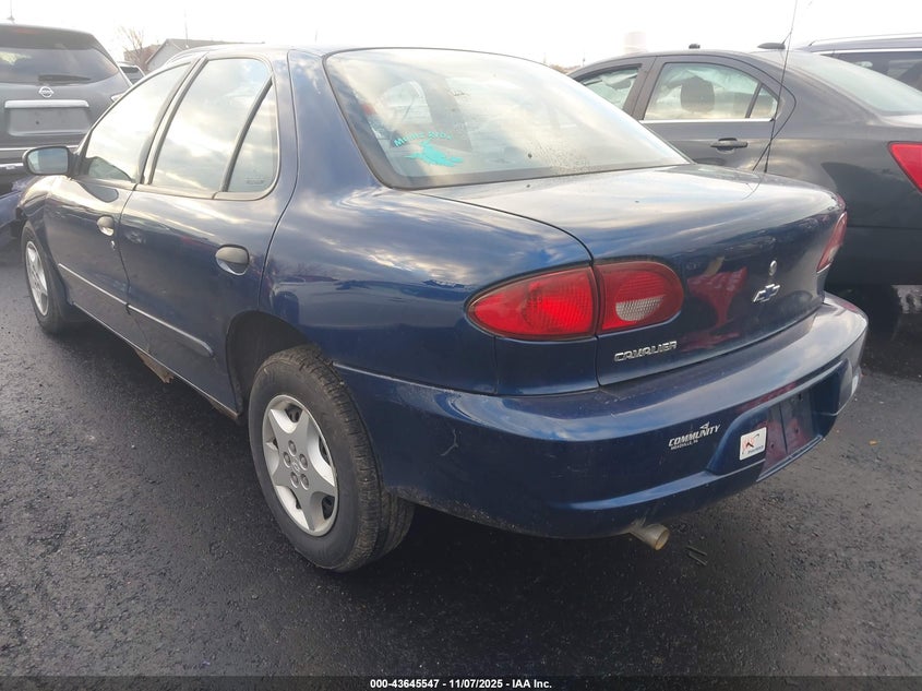 1G1JC524727268328 2002 CHEVROLET CAVALIER photo no. 3