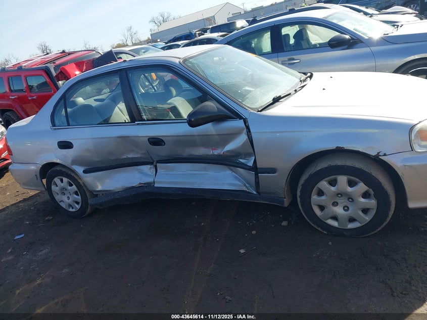 1999 Honda Civic Lx VIN: 1HGEJ667XXL054720 Lot: 43645614