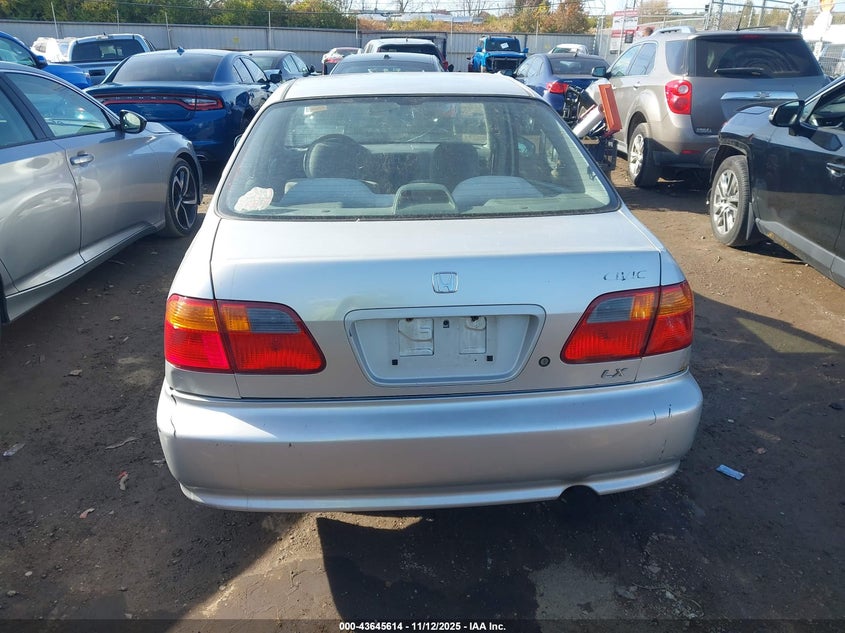 1999 Honda Civic Lx VIN: 1HGEJ667XXL054720 Lot: 43645614