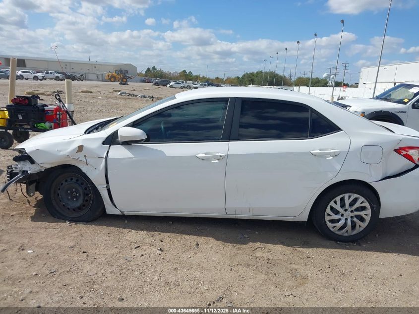 2018 Toyota Corolla Le VIN: 5YFBURHE8JP803972 Lot: 43645655