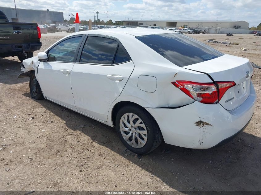 2018 Toyota Corolla Le