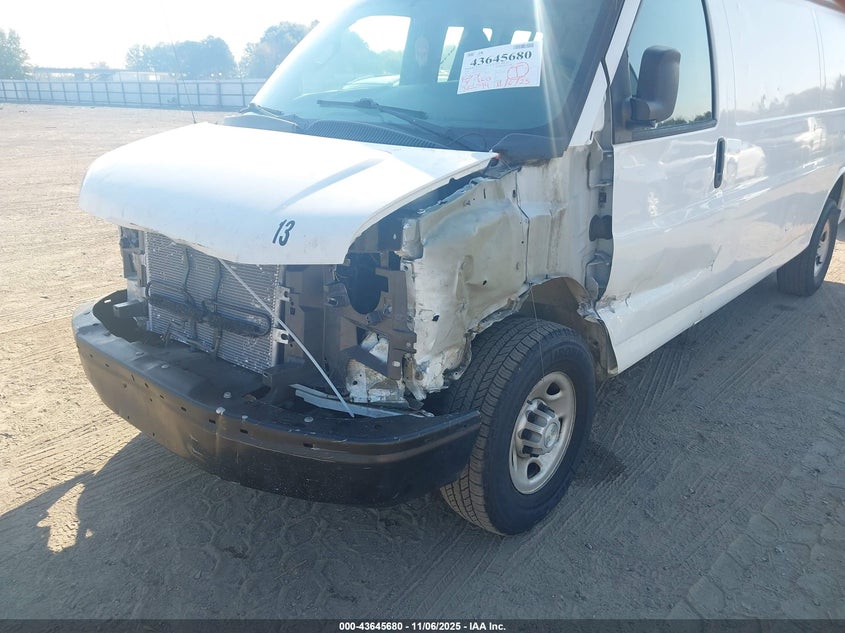 2018 Chevrolet Express 2500 Work Van VIN: 1GCWGBFG4J1343766 Lot: 43645680