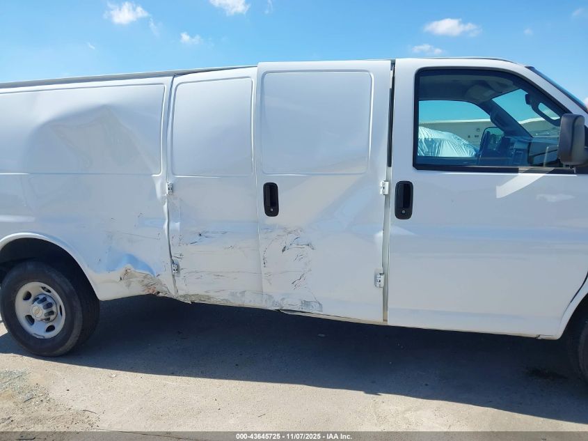 2024 Chevrolet Express Cargo Rwd 3500 Extended Wheelbase Wt VIN: 1GCZGHFP3R1262138 Lot: 43645725