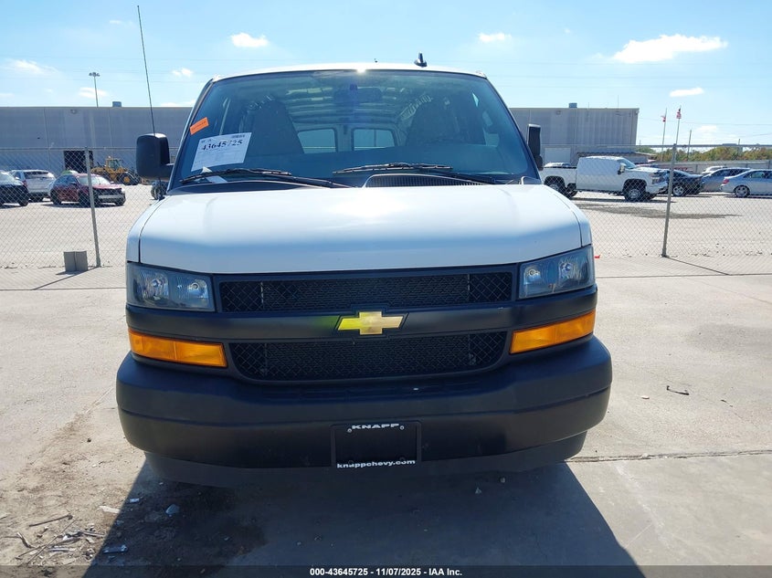2024 Chevrolet Express Cargo Rwd 3500 Extended Wheelbase Wt VIN: 1GCZGHFP3R1262138 Lot: 43645725