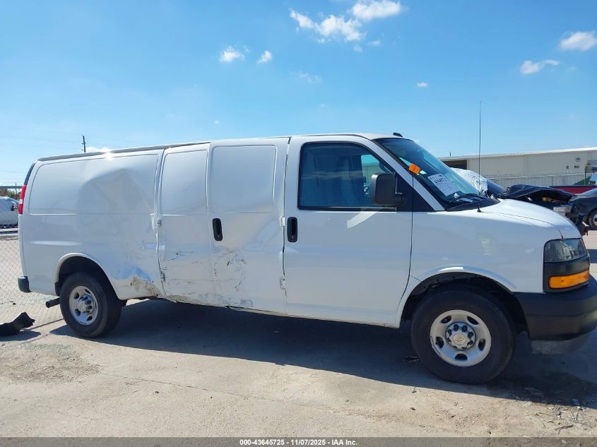 2024 Chevrolet Express Cargo Rwd 3500 Extended Wheelbase Wt VIN: 1GCZGHFP3R1262138 Lot: 43645725