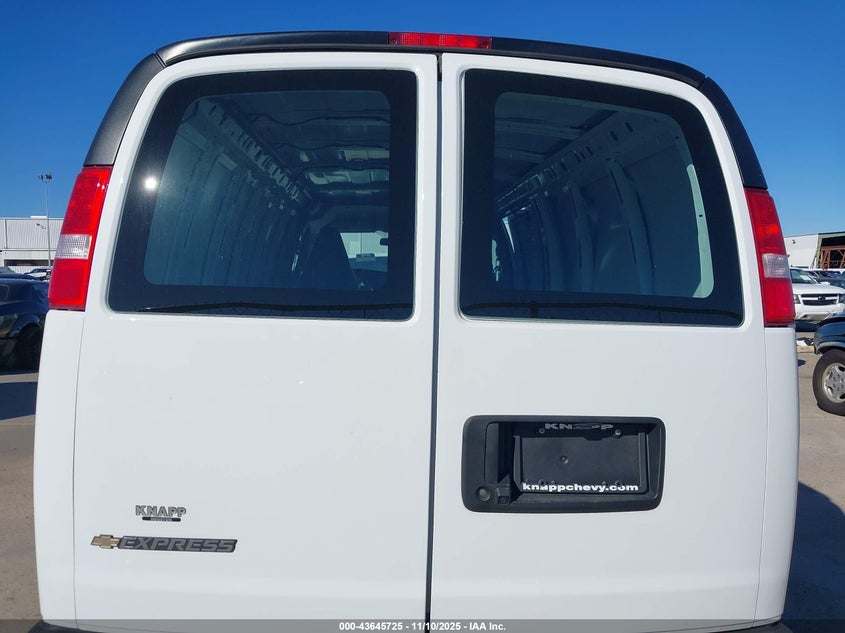 2024 Chevrolet Express Cargo Rwd 3500 Extended Wheelbase Wt VIN: 1GCZGHFP3R1262138 Lot: 43645725