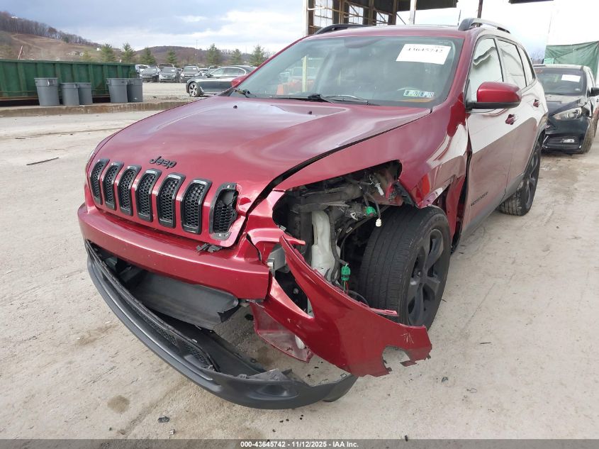 2016 Jeep Cherokee High Altitude VIN: 1C4PJMDS0GW301745 Lot: 43645742