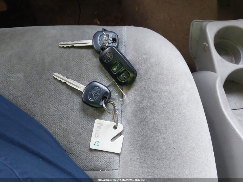 2001 Toyota Prius VIN: JT2BK12U810013503 Lot: 43645755