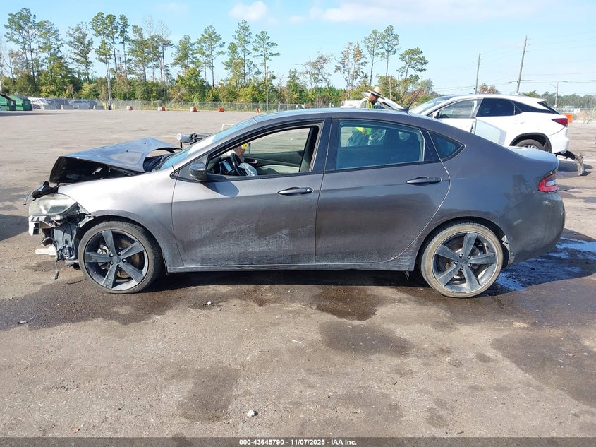 2016 Dodge Dart Sxt VIN: 1C3CDFBB8GD539637 Lot: 43645790