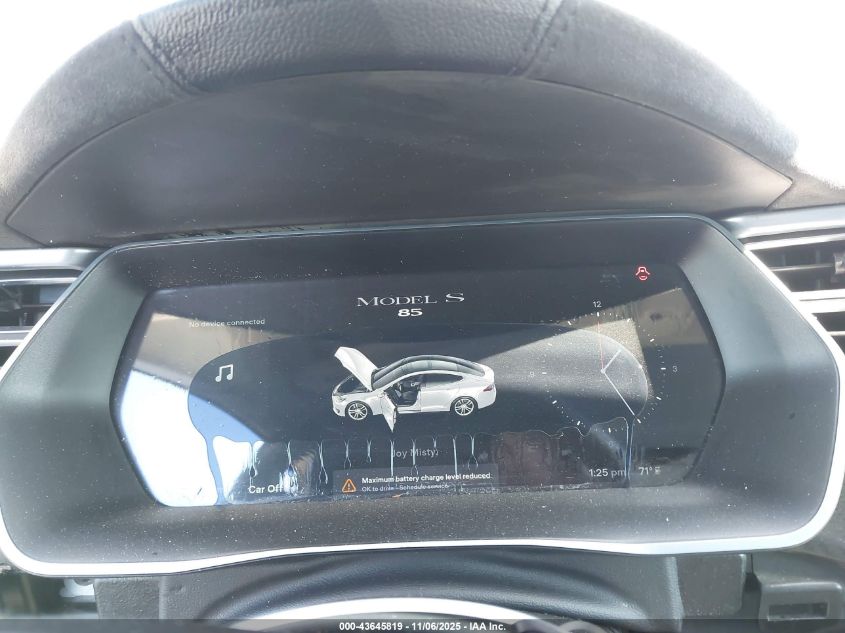 2014 Tesla Model S P85 VIN: 5YJSA1H11EFP61461 Lot: 43645819