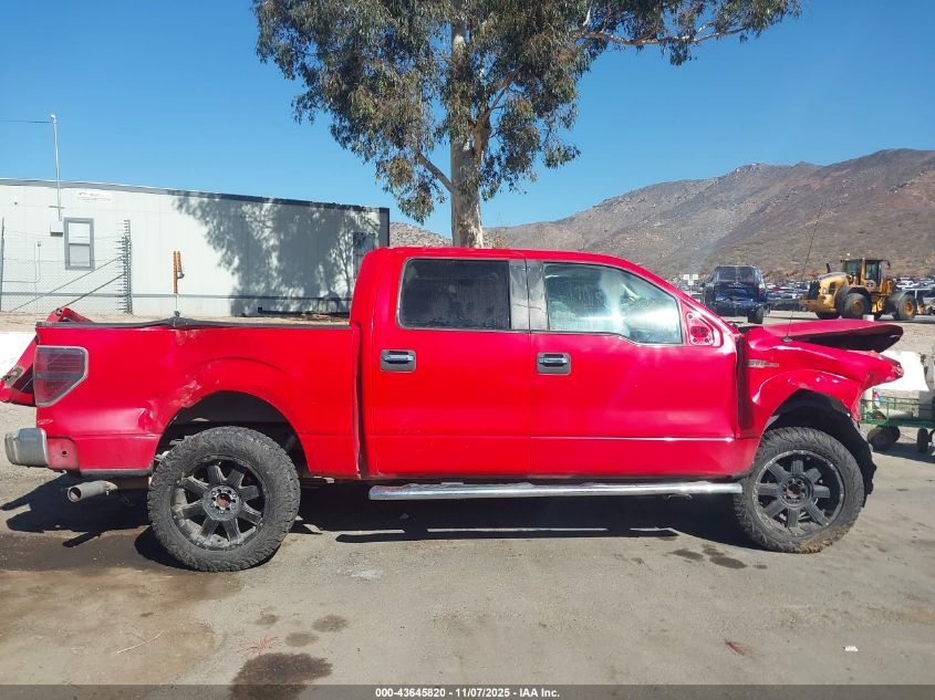 2012 Ford F-150 Supercrew VIN: 1FTFW1CF7C6C99809 Lot: 43645820