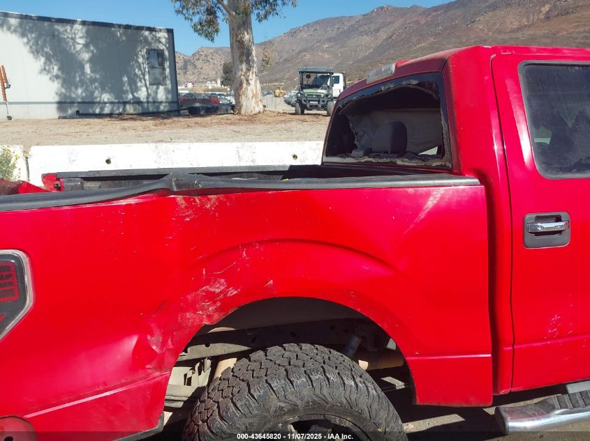 2012 Ford F-150 Supercrew VIN: 1FTFW1CF7C6C99809 Lot: 43645820