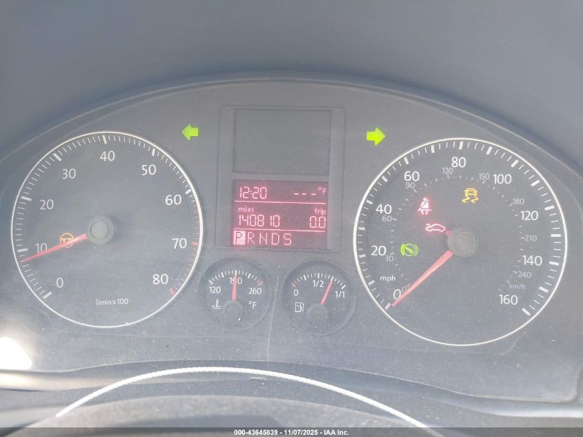 2008 Volkswagen Jetta Se VIN: 3VWRZ71K58M089740 Lot: 43645839