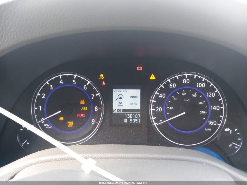 2010 Infiniti G37 Journey VIN: JN1CV6EK8AM102431 Lot: 43645859