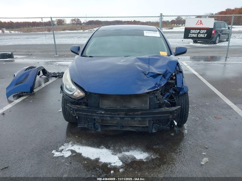 2016 Hyundai Elantra Se VIN: 5NPDH4AE0GH664047 Lot: 43645889