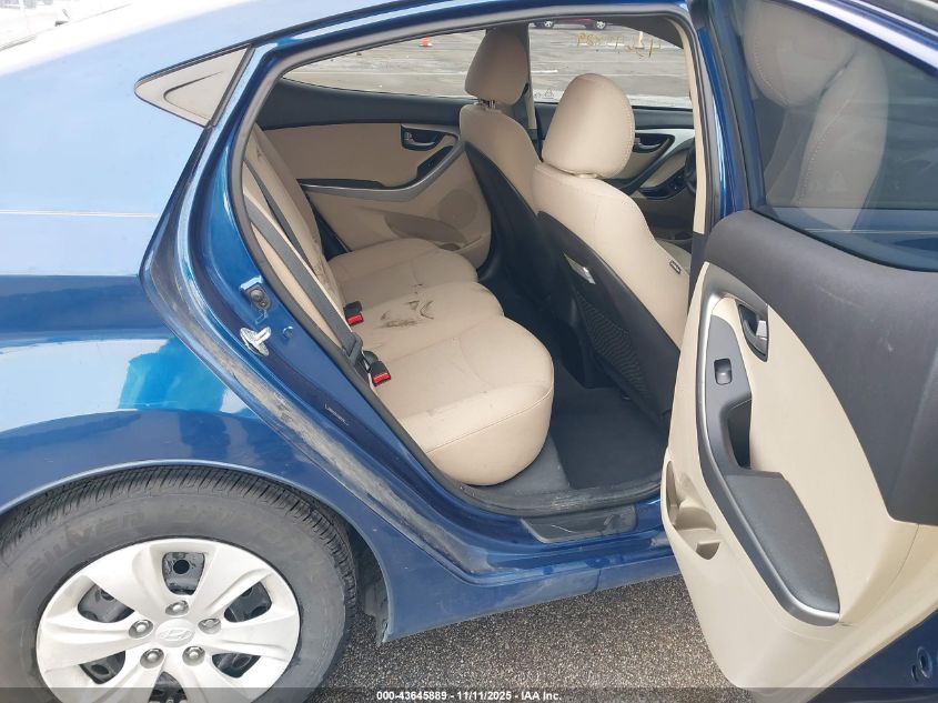 2016 Hyundai Elantra Se VIN: 5NPDH4AE0GH664047 Lot: 43645889