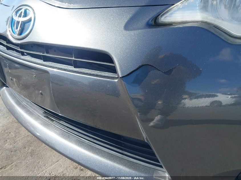 2013 Toyota Prius C One VIN: JTDKDTB31D1552208 Lot: 43645977