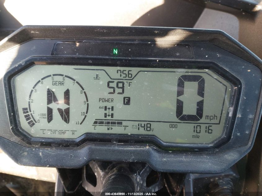 2025 Kawasaki Krf 1000 E VIN: JKARFCE19SB500183 Lot: 43645998