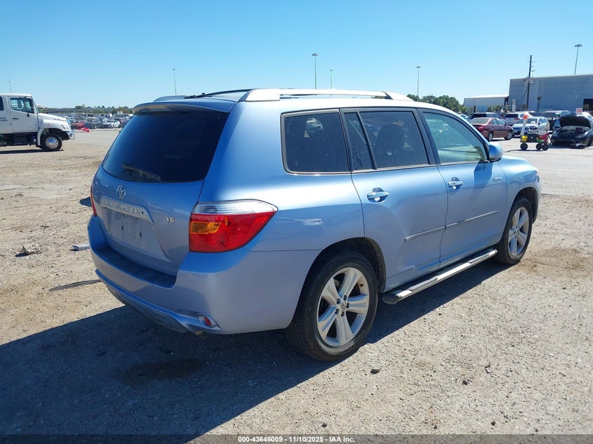 JTEDS42A282029553 2008 TOYOTA HIGHLANDER photo no. 4
