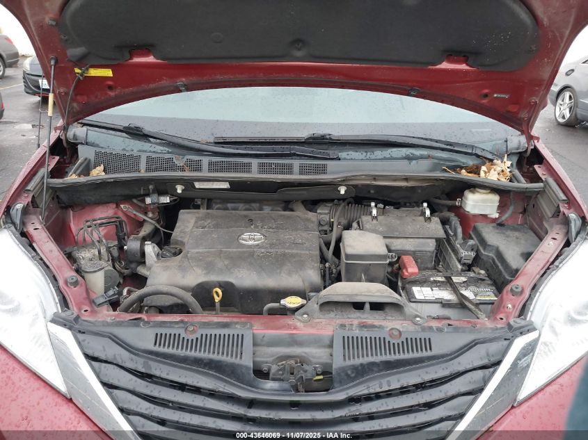 2011 Toyota Sienna Le V6 VIN: 5TDKK3DC6BS041371 Lot: 43646069