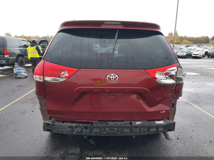 2011 Toyota Sienna Le V6 VIN: 5TDKK3DC6BS041371 Lot: 43646069