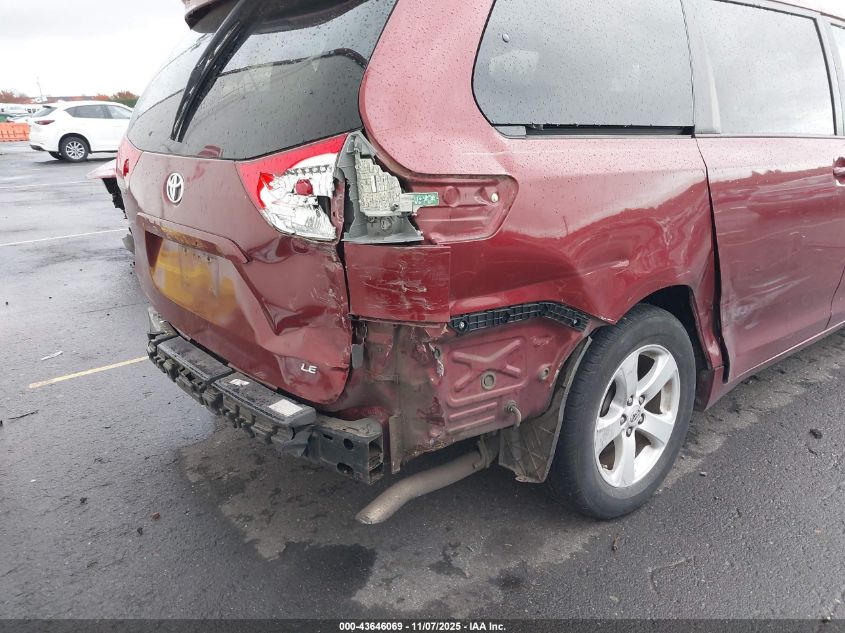 2011 Toyota Sienna Le V6 VIN: 5TDKK3DC6BS041371 Lot: 43646069