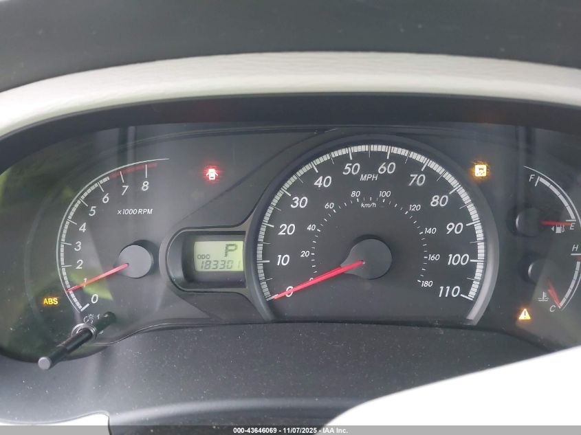 2011 Toyota Sienna Le V6 VIN: 5TDKK3DC6BS041371 Lot: 43646069