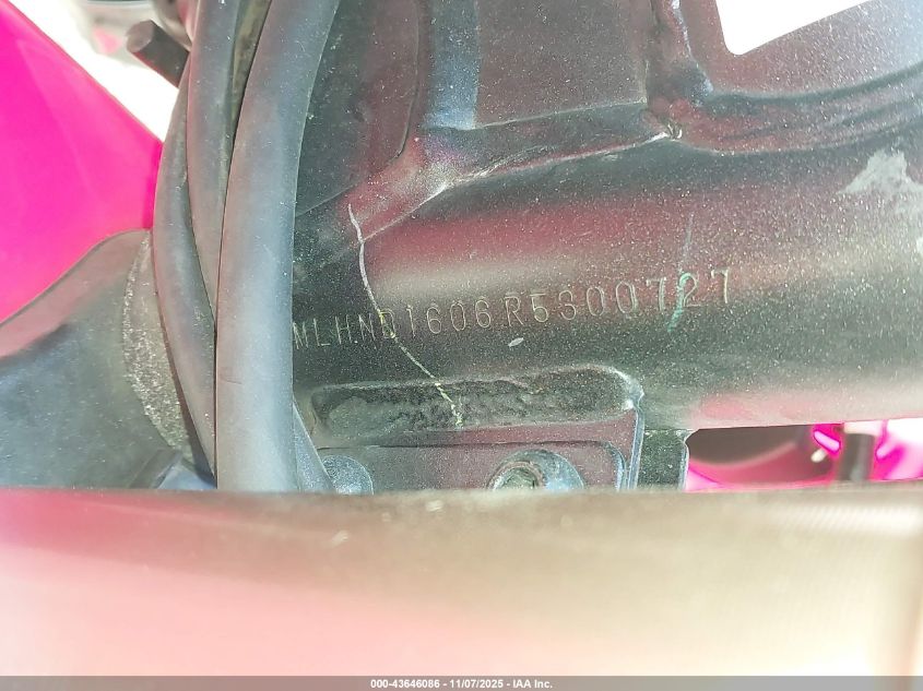 2024 Honda Crf300 Lr VIN: MLHND1606R5300727 Lot: 43646086