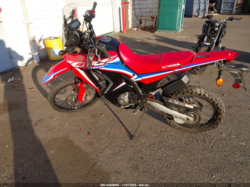 2024 Honda Crf300 Lr VIN: MLHND1606R5300727 Lot: 43646086