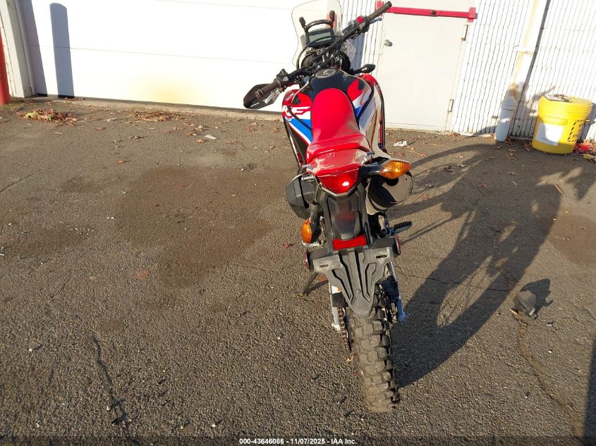2024 Honda Crf300 Lr VIN: MLHND1606R5300727 Lot: 43646086