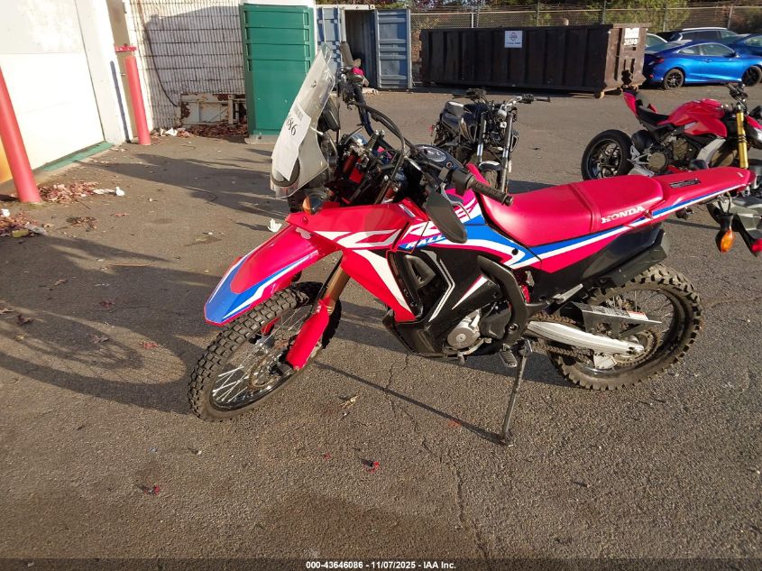 2024 Honda Crf300 Lr VIN: MLHND1606R5300727 Lot: 43646086