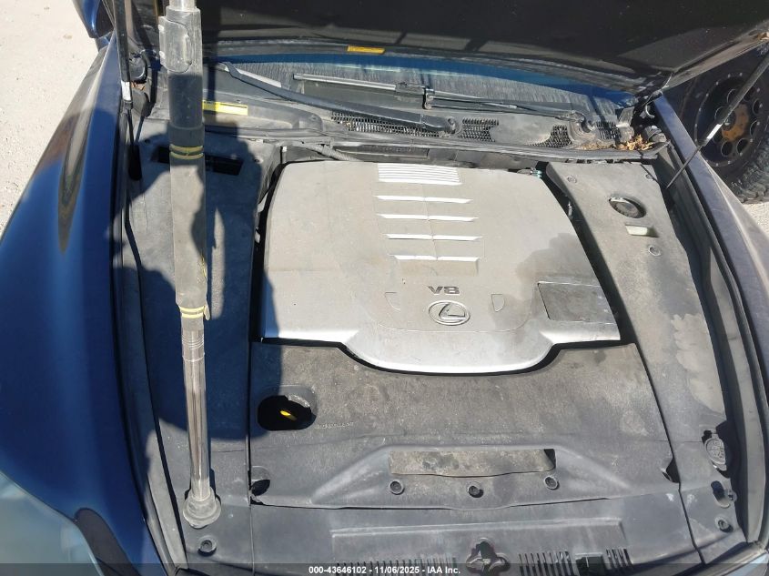 2008 Lexus Ls 460 VIN: JTHBL46F385081009 Lot: 43646102