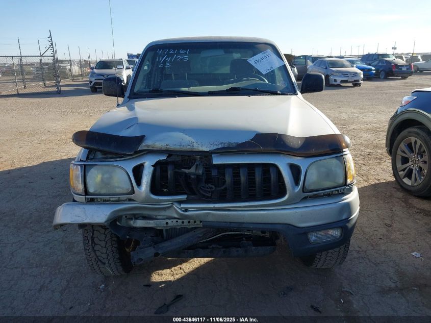 2001 Toyota Tacoma Base V6 VIN: 5TEWN72N11Z776667 Lot: 43646117