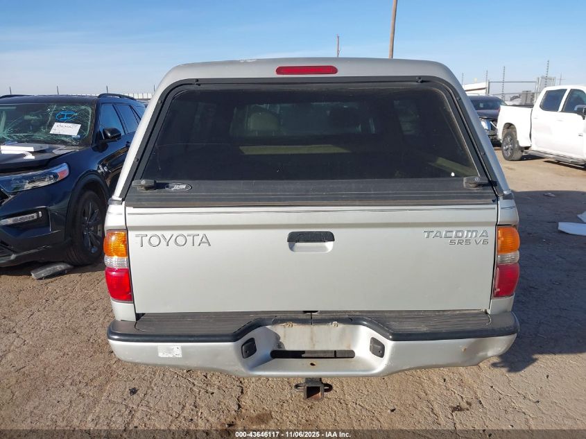 2001 Toyota Tacoma Base V6 VIN: 5TEWN72N11Z776667 Lot: 43646117