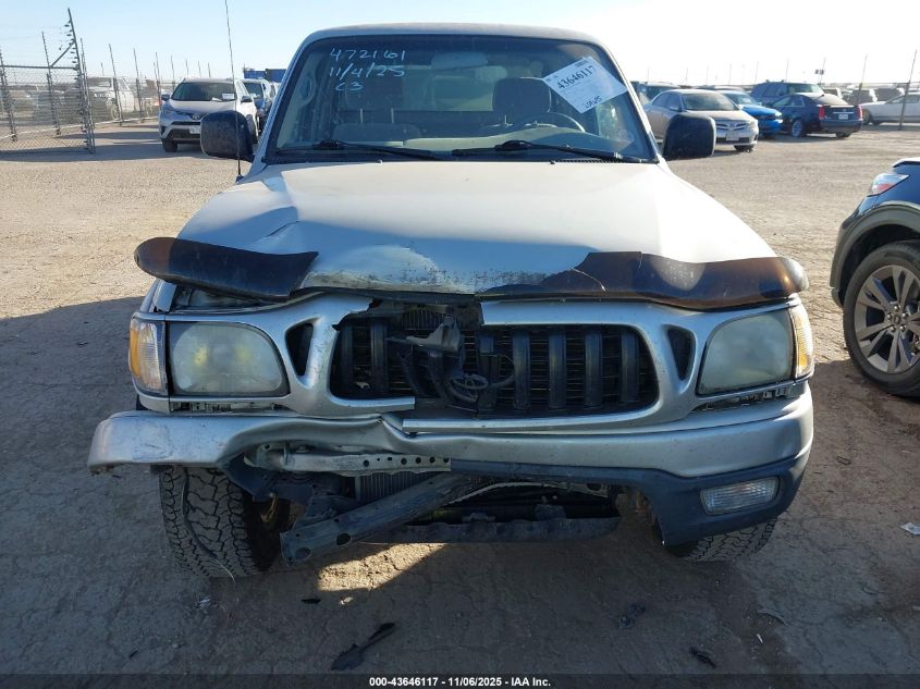 2001 Toyota Tacoma Base V6 VIN: 5TEWN72N11Z776667 Lot: 43646117
