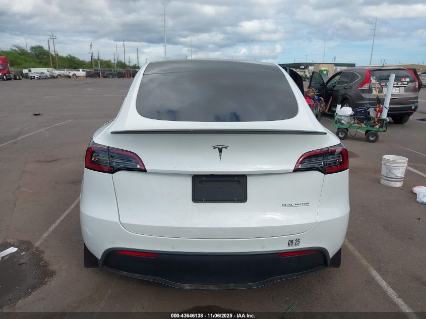 2022 Tesla Model Y Performance Dual Motor All-Wheel Drive VIN: 7SAYGDEF9NF462295 Lot: 43646138