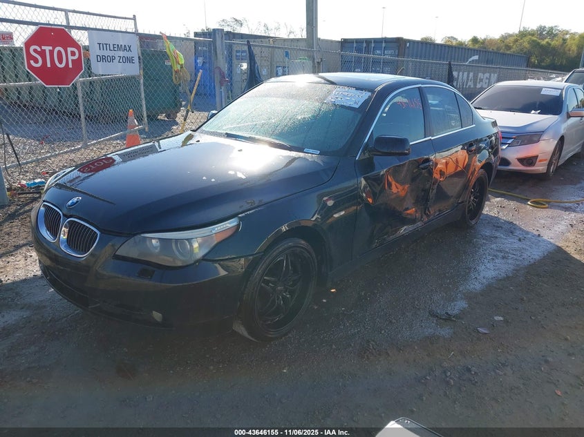 2005 BMW 530I VIN: WBANA73515CR59381 Lot: 43646155