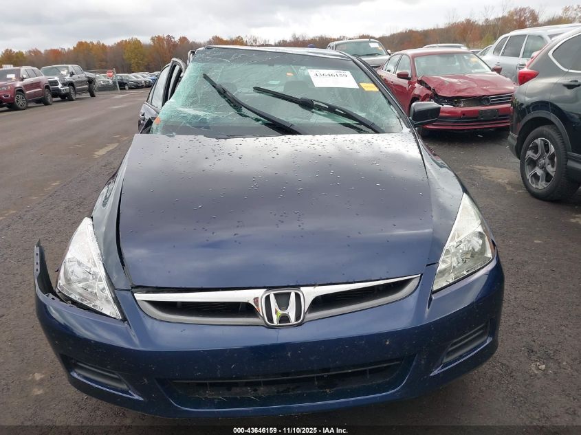 2006 Honda Accord 2.4 Vp VIN: 1HGCM56146A182305 Lot: 43646159