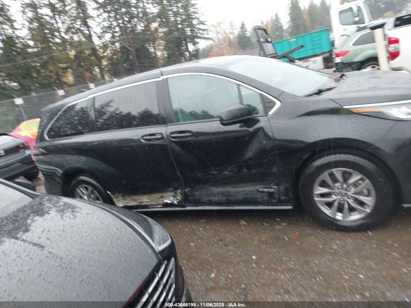 2021 Toyota Sienna Le VIN: 5TDKSKFC5MS021333 Lot: 43646198