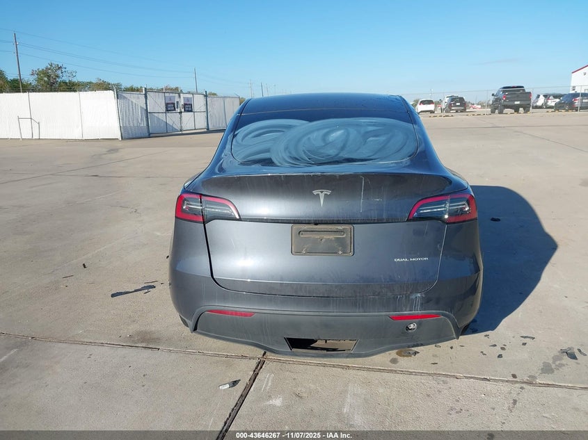 2023 Tesla Model Y Awd/Long Range Dual Motor All-Wheel Drive VIN: 7SAYGDEEXPA117249 Lot: 43646267