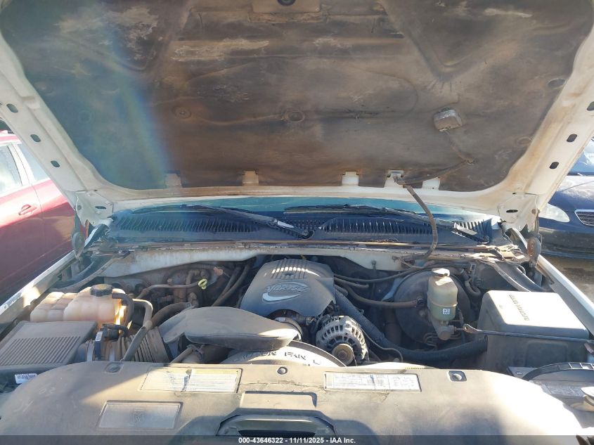 2001 Chevrolet Silverado 1500 Ls VIN: 2GCEC19T211236638 Lot: 43646322