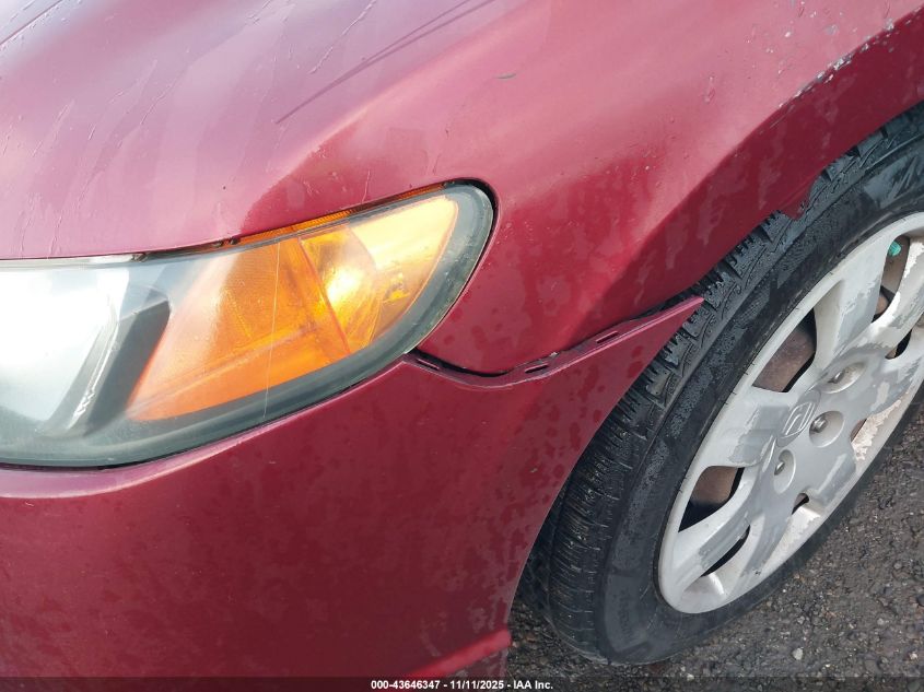 2007 Honda Civic Lx VIN: 1HGFA16587L039672 Lot: 43646347