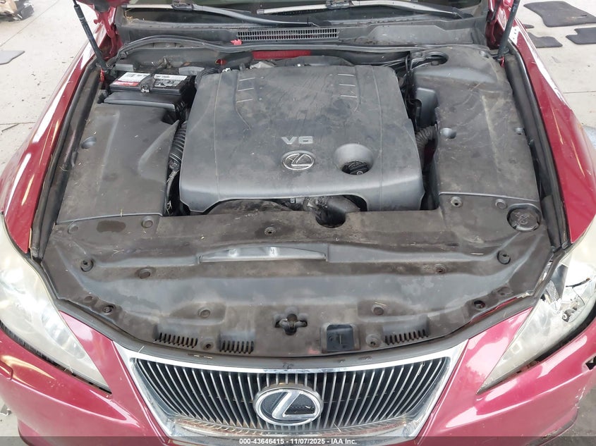 2008 Lexus Is 250 VIN: JTHCK262185022033 Lot: 43646415