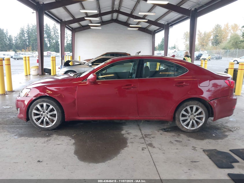 2008 Lexus Is 250 VIN: JTHCK262185022033 Lot: 43646415